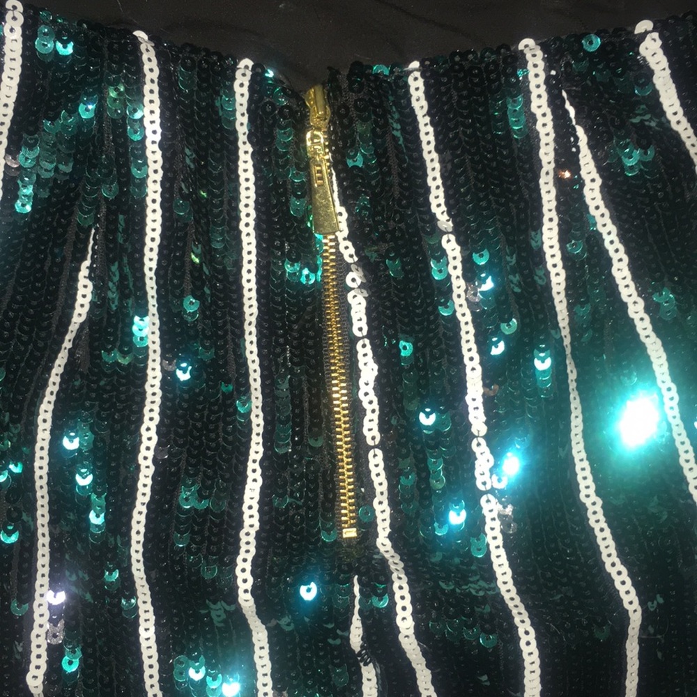 NBD x Naven BNWT Mia Dress XXS Teal Sequin - Picture 7 of 9